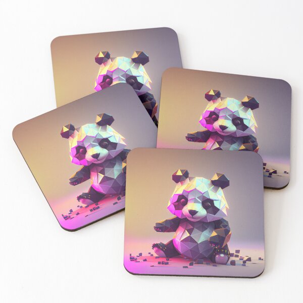 Item preview, cute polygon panda designed and sold by Elite's Workshop.