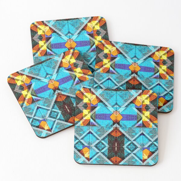 Item preview,  POWERFUL LUMINOUS RADIAL COSMIC LABYRINTH PATCHWORK -  SPIRITUAL AWAKENING CUBIC GEOMETRIC ART PATTERN IN DEEP* designed and sold by Ralek.