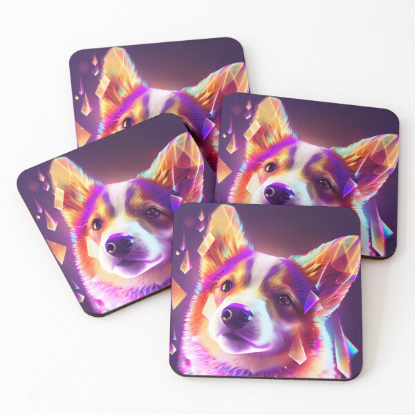 Item preview, cute colorful corgi designed and sold by Elite's Workshop.