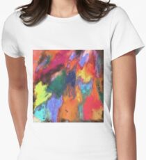 stunning abstract art Women's Fitted T-Shirt