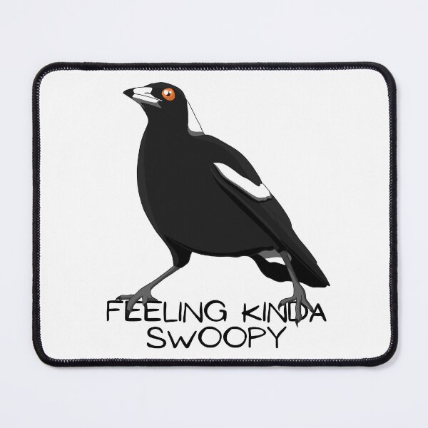 Item preview, Funny Australian magpie feeling kinda swoopy designed and sold by aussiemaggieluv.