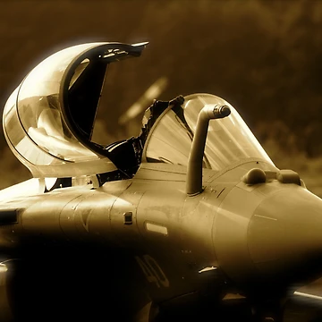 Artwork thumbnail, Dassault Rafale by Mike Rivett