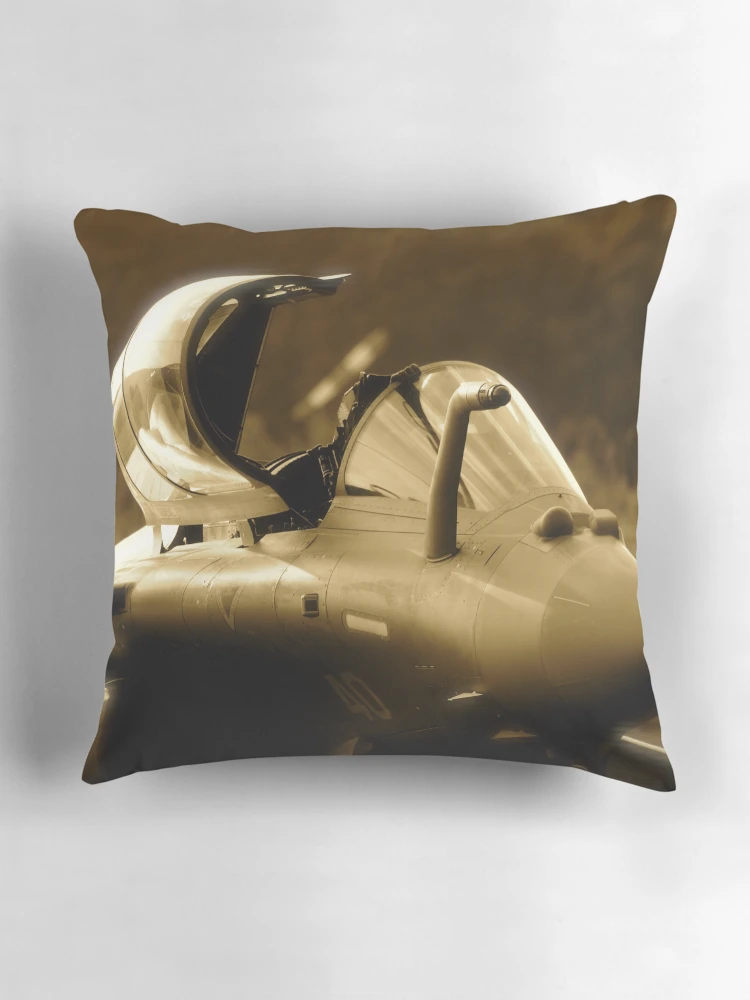 Thumbnail 3 of 4, Pillow, Dassault Rafale designed and sold by Mike Rivett.