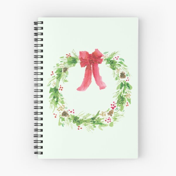 Item preview, Holiday Wreath Watercolor Painting designed and sold by H2OColor.