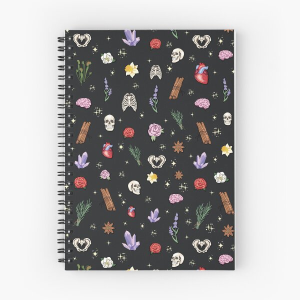 Item preview, Anatomy Pattern with Flowers and Stars designed and sold by Karli Mogen.
