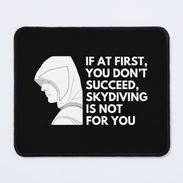 Item preview, If at first, you don’t succeed, skydiving is not for you - Witty Quotes | Funny Sarcastic Sayings | Sassy and Witty Sayings designed and sold by FitBeast.
