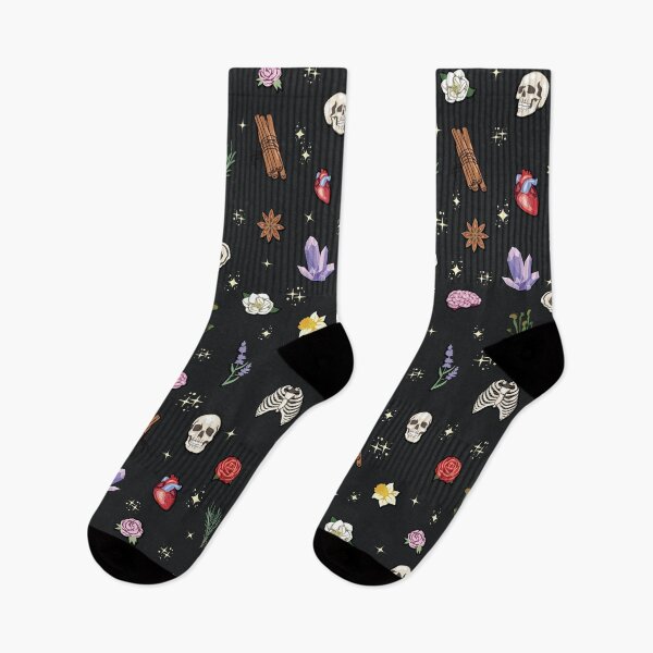 Item preview, Anatomy Pattern with Flowers and Stars designed and sold by Karli Mogen.