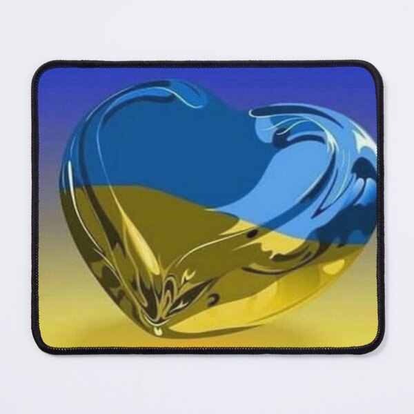 Item preview, Blue and Yellow Heart Shaped Glass designed and sold by NengShop.