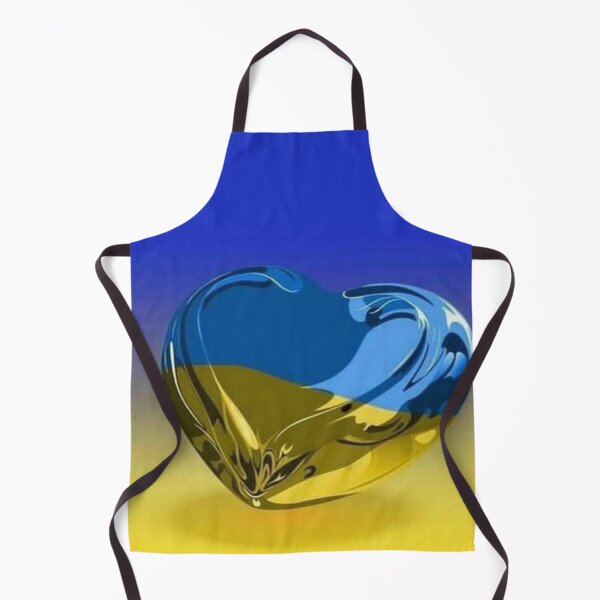 Item preview, Blue and Yellow Heart Shaped Glass designed and sold by NengShop.