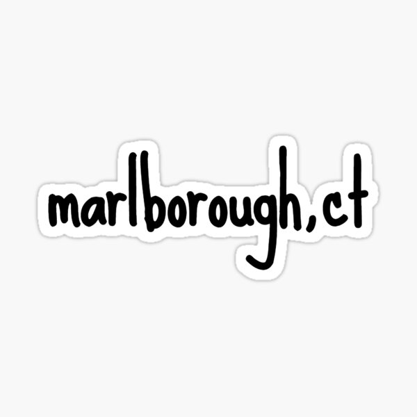 marlborough, sct Sticker