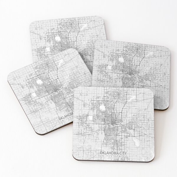 Item preview, Oklahoma City Map of the USA - Light designed and sold by deMAP.