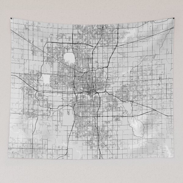 Item preview, Oklahoma City Map of the USA - Light designed and sold by deMAP.