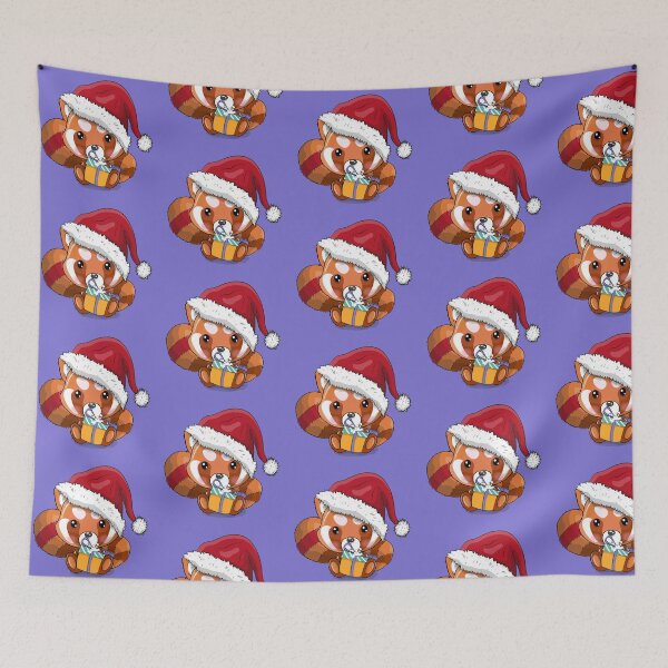 Item preview, Lindo panda de dibujos animados en sombrero de navidad designed and sold by Italianchoice.