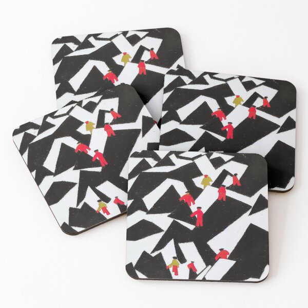 Item preview, Trekking in the Mountains - Abstract Expressionism - Black and White designed and sold by Inomaly Art.