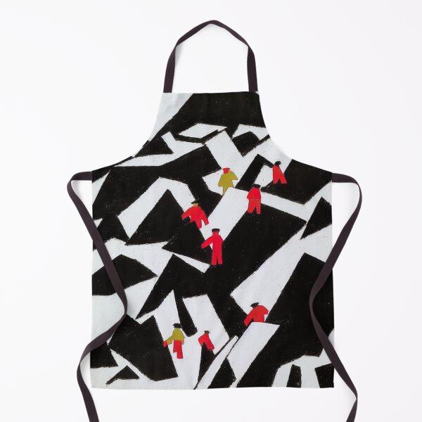 Item preview, Trekking in the Mountains - Abstract Expressionism - Black and White designed and sold by Inomaly Art.