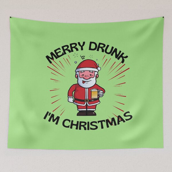 Item preview, Merry Drunk I'm Christmas | Funny Christmas | Drunk Santa  designed and sold by Denefie.