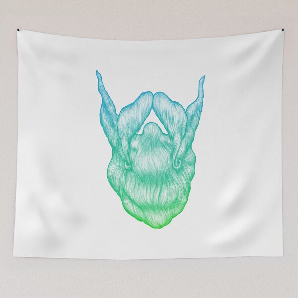 Item preview, Turquoise Beard designed and sold by Graffitidesign.
