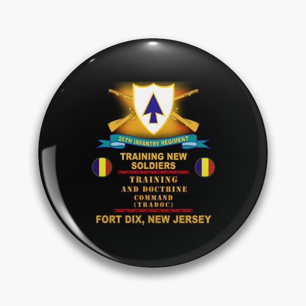 Item preview, Ejército - 26.º Regimiento de Infantería - DUI con Br - Cinta - TOP - Ft Dix con TRADOC X 300 designed and sold by Military Insignia Products.