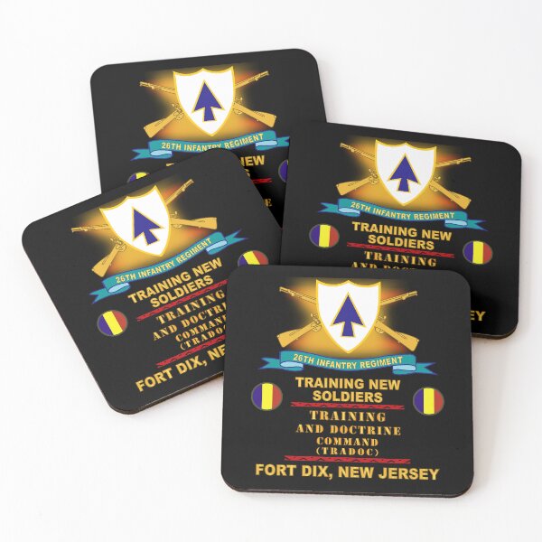 Item preview, Army - 26th Infantry Regiment - DUI w Br - Ribbon - TOP - Ft Dix w TRADOC  X 300 designed and sold by Military Insignia Products.