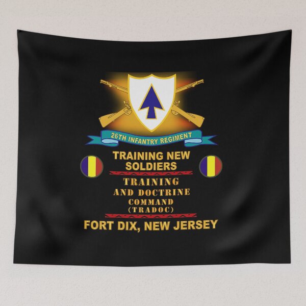Item preview, Army - 26th Infantry Regiment - DUI w Br - Ribbon - TOP - Ft Dix w TRADOC  X 300 designed and sold by Military Insignia Products.