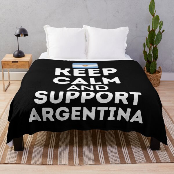 Item preview, Keep Calm And Support Argentina | Football World Cup designed and sold by BopleDesigns.