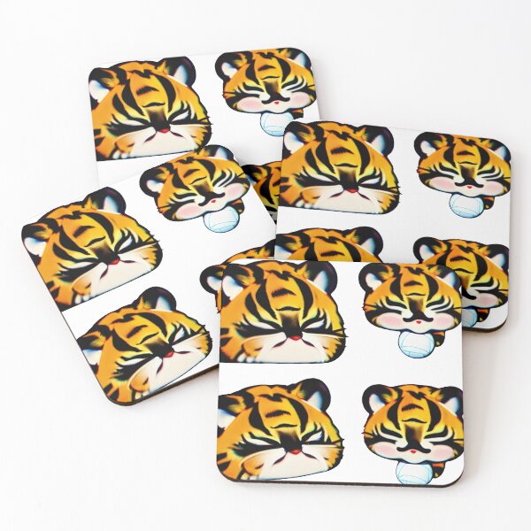 Item preview, 4 Set Chibi Chubby Baby Tiger designed and sold by BAYFAIRE.