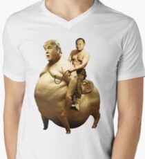 Putin riding Trump Men's V-Neck T-Shirt