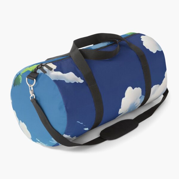 Item preview, Royal blue sky with stylized white clouds designed and sold by BubbleCrumbs.