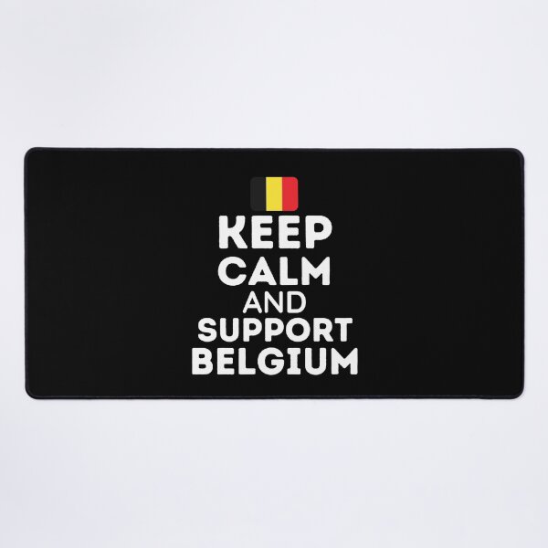 Item preview, Keep Calm And Support Belgium | Football World Cup designed and sold by BopleDesigns.