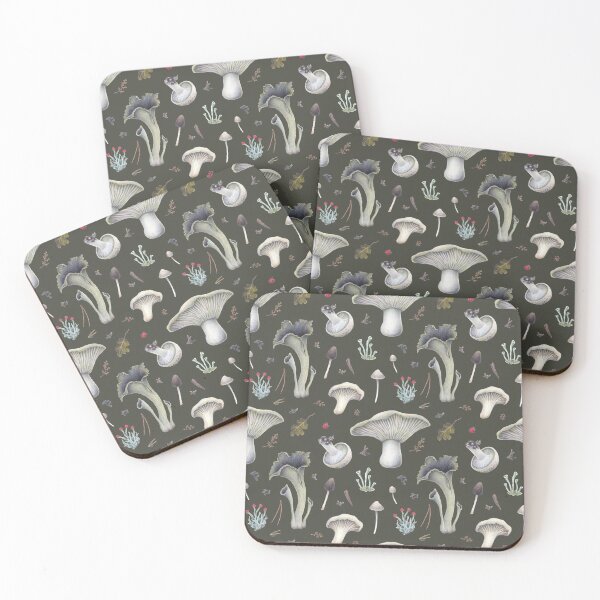 Item preview, Mushroom Shades of Grey designed and sold by Forest of Wonders.