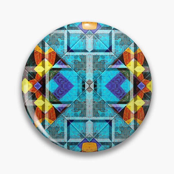 Item preview, POWERFUL LUMINOUS RADIAL COSMIC LABYRINTH PATCHWORK -  SPIRITUAL AWAKENING CUBIC GEOMETRIC ART PATTERN IN DEEP* designed and sold by Ralek.