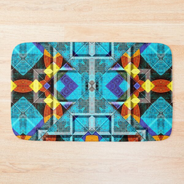 Item preview, POWERFUL LUMINOUS RADIAL COSMIC LABYRINTH PATCHWORK -  SPIRITUAL AWAKENING CUBIC GEOMETRIC ART PATTERN IN DEEP* designed and sold by Ralek.