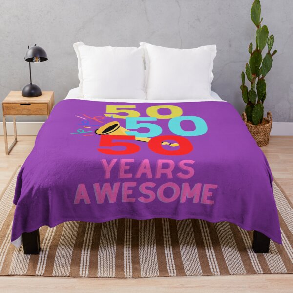 Item preview,  50 YEARS AWESOME designed and sold by starfishstuff.