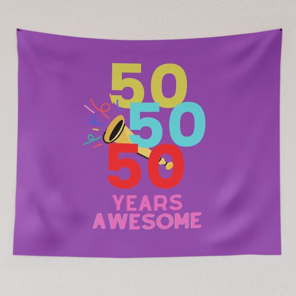 Item preview,  50 YEARS AWESOME designed and sold by starfishstuff.