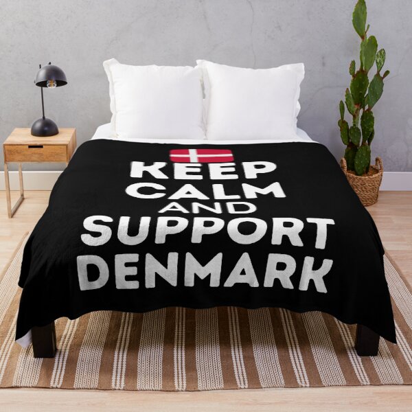 Item preview, Keep Calm And Support Denmark | Football World Cup designed and sold by BopleDesigns.