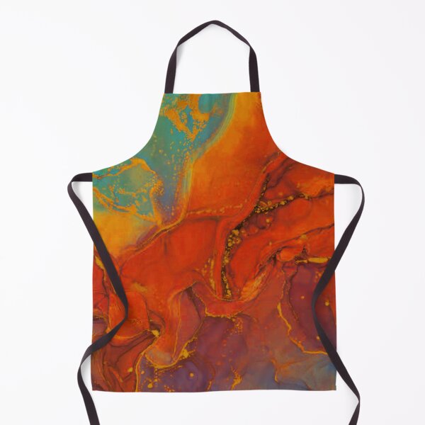 Item preview, Orange and Teal Abstract Art designed and sold by ELDigitals.