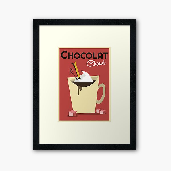 Item preview, Chocolat Chaud poster designed and sold by GAGodel.