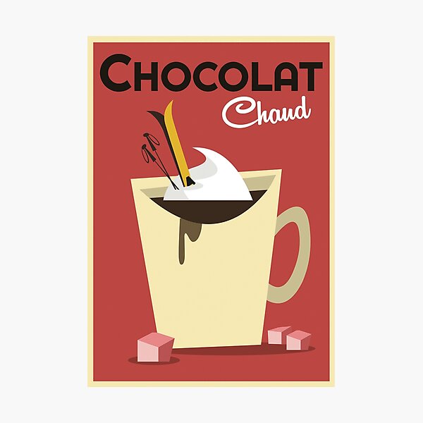 Item preview, Chocolat Chaud poster designed and sold by GAGodel.