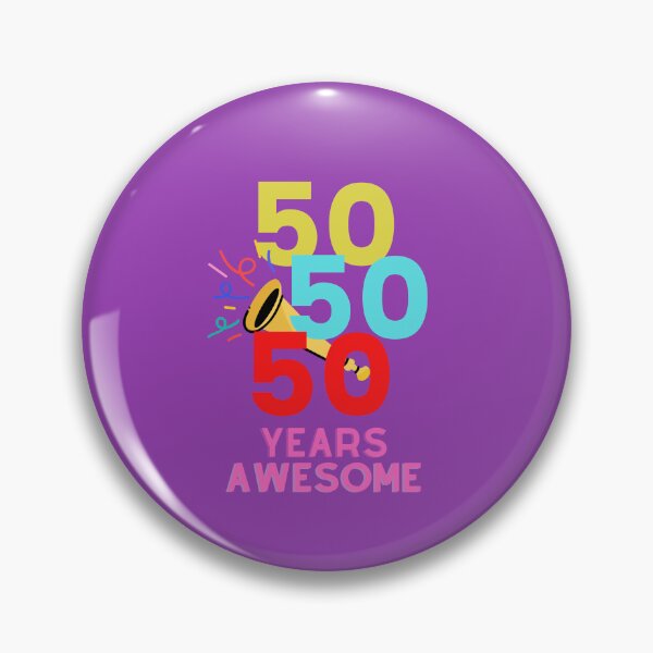Item preview,   50 YEARS AWESOME DAD designed and sold by starfishstuff.