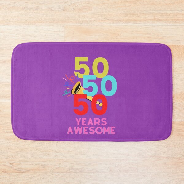 Item preview,   50 YEARS AWESOME DAD designed and sold by starfishstuff.
