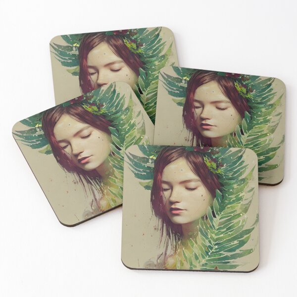 Item preview, Fronds & Faces (Nature Portraits I) designed and sold by Kauila-AI.