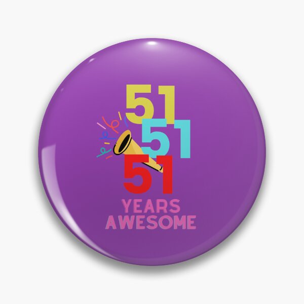 Item preview, 51 YEARS AWESOME  designed and sold by starfishstuff.