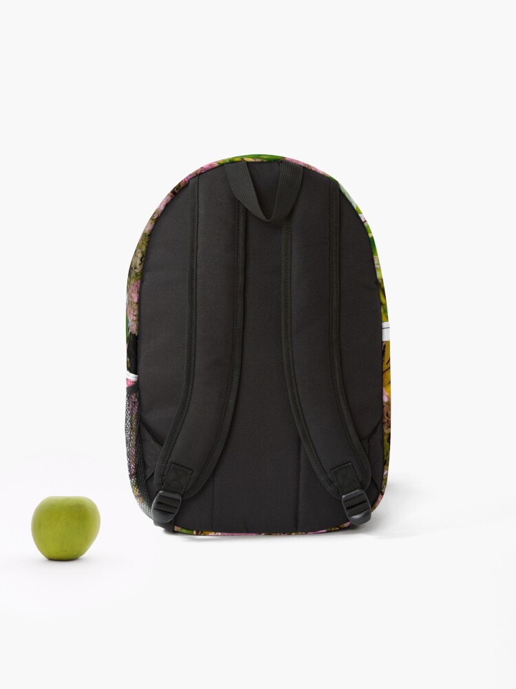 Thumbnail 2 of 3, Backpack, Floral Pattern designed and sold by barkeypf.