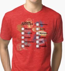 Drink Around the World - EPCOT Passport Tri-blend T-Shirt