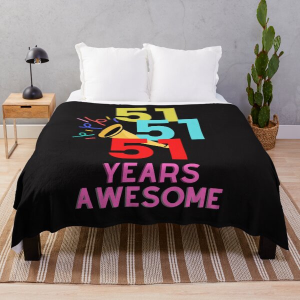 Item preview,  51 YEARS AWESOME DAD designed and sold by starfishstuff.