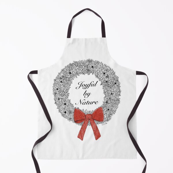 Item preview, Joyful by Nature Holiday Wreath - Christmas Wreath - black, white, & red designed and sold by EcoElsa.