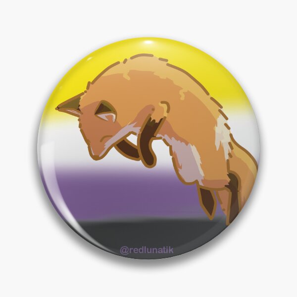 Item preview, Non binary red fox designed and sold by LunatikShop.
