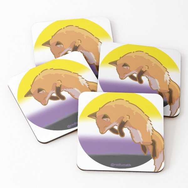 Item preview, Non binary red fox designed and sold by LunatikShop.