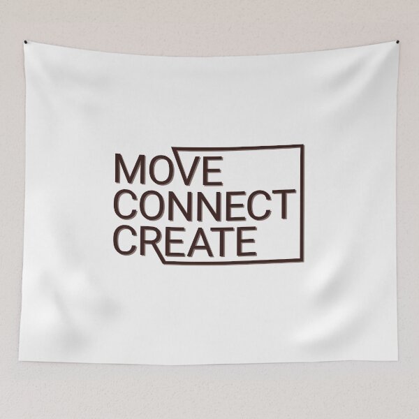 Item preview, MOVE CONNECT CREATE - Dark Sienna designed and sold by WietskeWelten.