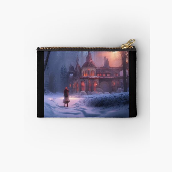 Item preview, Enchanted Little Town - Winter - Fantasy Illustration designed and sold by Bootyfreeze.